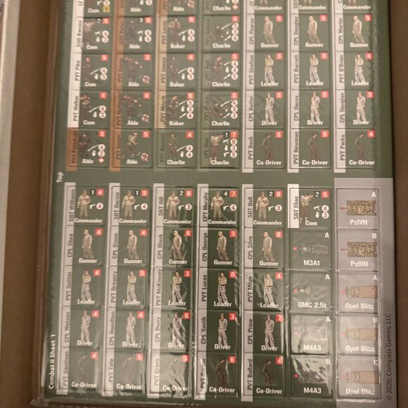 Combat! Volume 2: An Expansion for Combat! (open, unpunched) Compass Games - Picture 9 of 16